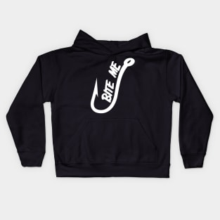 Bite Me Fishing Kids Hoodie